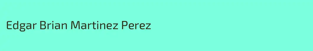 Edgar Brian Martinez Perez